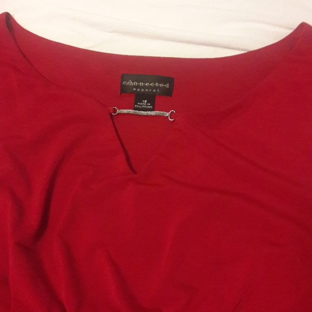 RED DAILY DRESS . - Picture 8 of 8